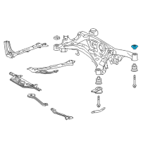 OEM 2015 Lexus RC F STOPPER, Rear Suspension Diagram - 52277-24010