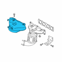 OEM Kia Sorento Protector-Heat Upper Diagram - 285252GGA3