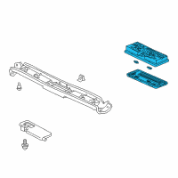 OEM 2005 Honda S2000 Light Assembly, Interior (Graphite Black) Diagram - 34250-SL4-003ZQ