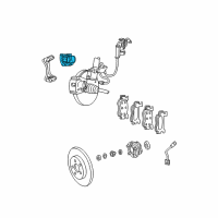 OEM 2005 Dodge Caravan CALIPER-Disc Brake Diagram - 5139900AA