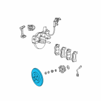 OEM 2006 Chrysler Town & Country Brake Rotor Diagram - 4721820AG