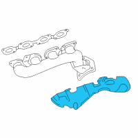 OEM 2004 Lexus GS430 Insulator, Exhaust Manifold Heat, NO.1 Diagram - 17167-50150