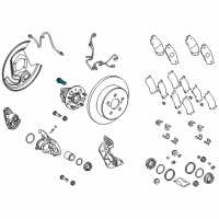 OEM 2019 Toyota C-HR Hub Assembly Wheel Stud Diagram - 90942-02082