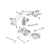 OEM 2009 Chevrolet Trailblazer Mount Bolt Diagram - 11610934