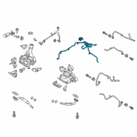 OEM 2010 Ford Flex Hose & Tube Assembly Diagram - AA5Z-9961-AA