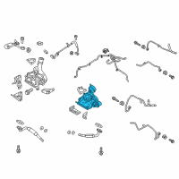 OEM Ford Taurus Turbocharger Diagram - AA5Z-6K682-F