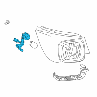 OEM 2013 Chevrolet Malibu Socket & Wire Diagram - 22804030