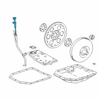 OEM 1999 Toyota Camry Gage Sub-Assy, Transmission Oil Level Diagram - 35103-06020