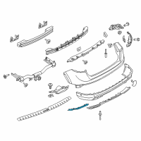 OEM 2022 Lincoln Nautilus Reflector Diagram - FA1Z-15A449-B