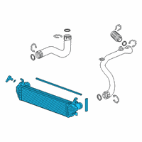 OEM Cadillac Intercooler Diagram - 84513232