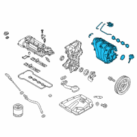 OEM Hyundai Accent Manifold Assembly-Intake Diagram - 28310-2B671