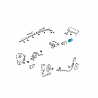 OEM Honda Fit Sensor Assy., FR. Crash (Trw) Diagram - 77930-SLN-P81