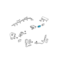 OEM Honda Fit Sensor Assy., Side Impact (Trw) Diagram - 77970-SLN-B82