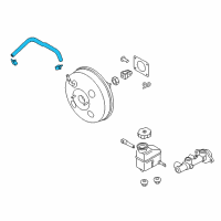 OEM 2011 Kia Forte Koup Hose Assembly-Brake Booster Diagram - 591301M600