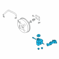 OEM 2010 Hyundai Elantra Cylinder Assembly-Brake Master Diagram - 58510-2L500--DS