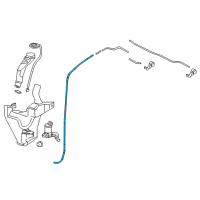 OEM Honda Civic Tube (890MM) Diagram - 76899-TR0-A01