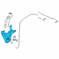 OEM 2012 Honda Civic Tank, Washer (2.5L) Diagram - 76841-TR0-A01