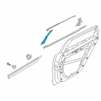 OEM 2020 Kia Cadenza GARNISH Assembly-Rear Door F Diagram - 83260F6000