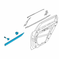 OEM 2020 Kia Cadenza MOULDING Assembly-Waist Line Diagram - 87721F6000