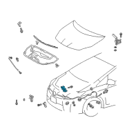 OEM Toyota Prius Lock Diagram - 53510-47092
