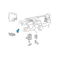 OEM Toyota Module Diagram - 89960-0T010