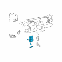OEM 2015 Toyota Venza Junction Block Diagram - 82730-0T130