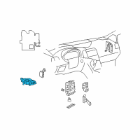 OEM 2010 Toyota Venza Control Module Diagram - 89650-0T011