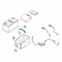 OEM 2012 Ford Focus Hold Down Diagram - CV6Z-10718-A