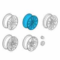 OEM Acura TLX Disk, Aluminum Wheel (17X7) (1/2J) (Enkei) Diagram - 42700-TZ3-A71