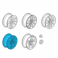 OEM Acura TLX Disk, Aluminum Wheel (18X7 1/2J) (Enkei) Diagram - 42700-TZ3-R11