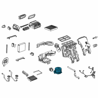 OEM 2016 Buick Verano Blower Motor Diagram - 23253380