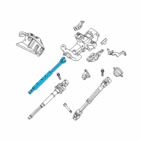 OEM 2011 Ford F-150 Upper Shaft Diagram - 9L3Z-3B676-A