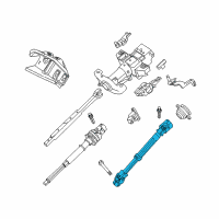 OEM 2014 Ford Expedition Lower Coupling Diagram - 8L1Z-3B676-A