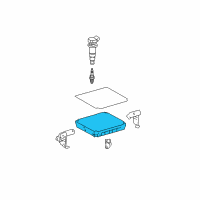 OEM Toyota Corolla ECM Diagram - 89661-02R02
