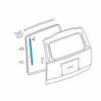 OEM 2012 Cadillac Escalade ESV Support Cylinder Diagram - 22743451
