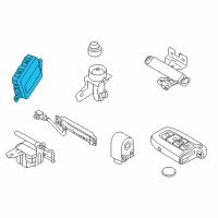 OEM 2020 Kia Cadenza Module Assembly-Smart Ke Diagram - 95480F6FM0