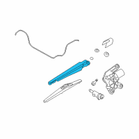 OEM Saturn Astra Wiper Arm Diagram - 93178858