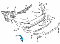 OEM 2022 BMW X6 REFLECTOR, REAR RIGHT Diagram - 63-14-7-463-976