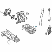 OEM Infiniti Plug Drain Diagram - 11128-HG00F