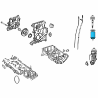 OEM 2019 Infiniti QX30 Oil Filter Assembly Diagram - 15208-HG00D