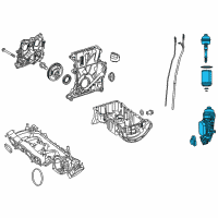 OEM 2018 Infiniti QX30 Oil Filter Assy Diagram - 15200-HG00C