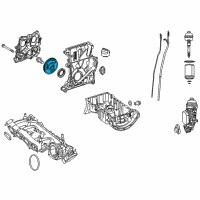 OEM Infiniti Pulley-Crankshaft Diagram - 12303-HG00K