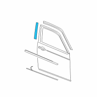 OEM 2005 Dodge Magnum APPLIQUE-Front Door Diagram - 4806091AD