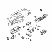 OEM 2010 BMW 650i Ignition Lock-Button Diagram - 61-31-9-127-886