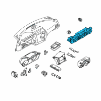 OEM BMW 650i Control Unit, Automatic Air Conditioner., High Diagram - 64-11-9-248-710