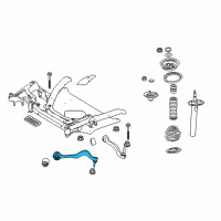 OEM BMW 650i Repair Kit, Trailing Link, Right Diagram - 31-10-2-348-048