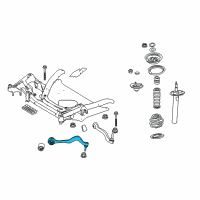 OEM 2008 BMW 650i Repair Kit, Trailing Link, Right Diagram - 31-10-2-348-048