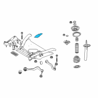 OEM BMW 650i Heat Protection Plate Left Diagram - 31-14-6-770-643