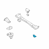 OEM Infiniti QX4 DAMPER Assembly-DYNMIC Diagram - 11375-2W000