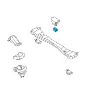 OEM 2004 Nissan Pathfinder DAMPER Assembly-DYNMIC Diagram - 11375-2W101